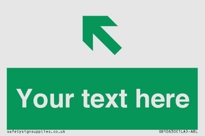 Custom Safe condition: Green Up left arrow